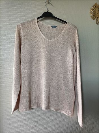 Pull rose pale uni