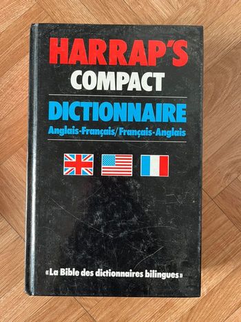Dictionnaire vintage Harrap’s Compact Anglais / Français / Américain et vis-versa