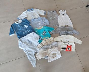 Lot vêtements garçon 3mois