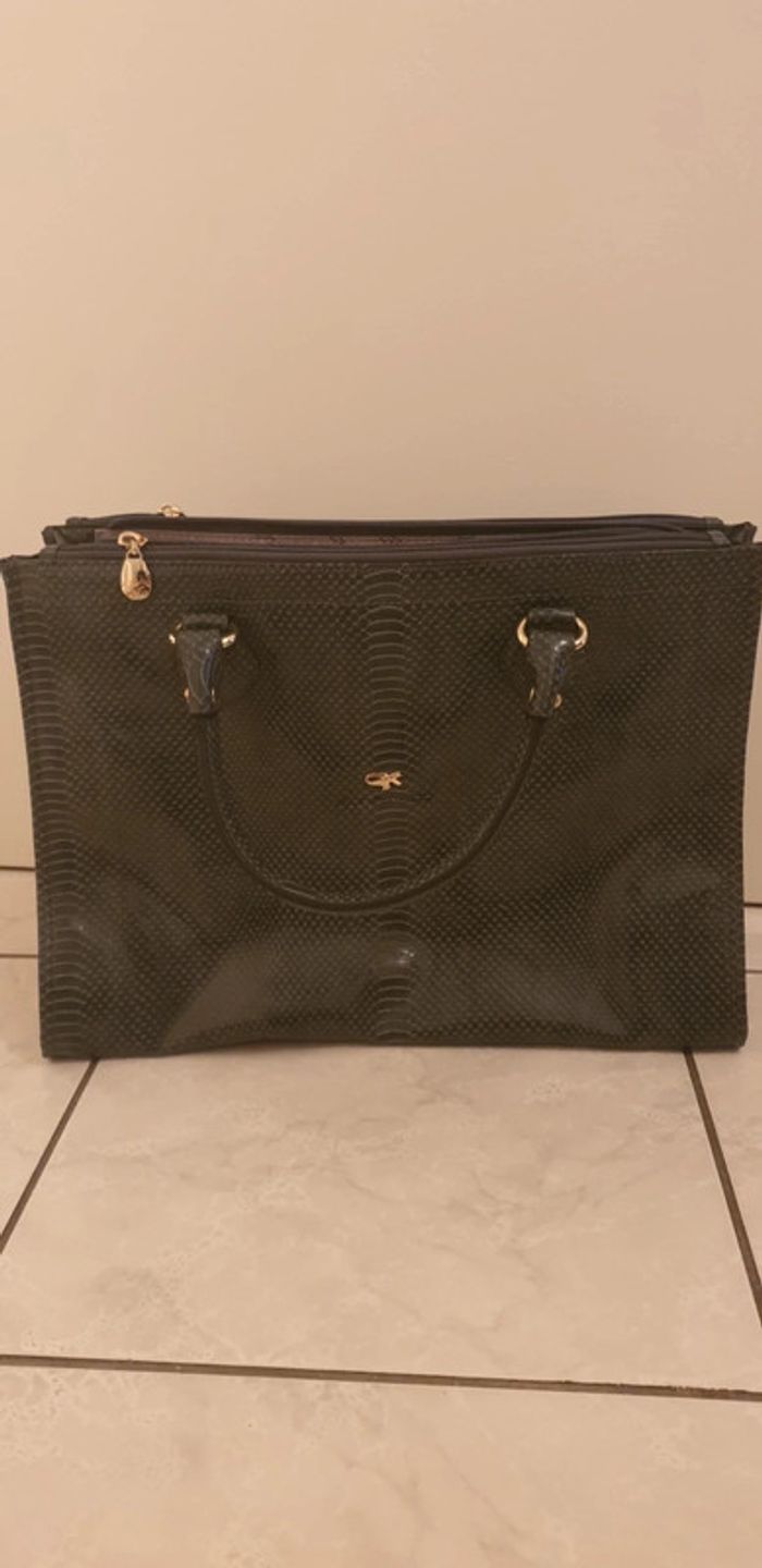 Sac à main croco