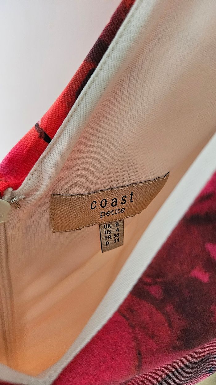 Robe fourreau, fleuri multicolore, taille 36, Coast - photo numéro 2