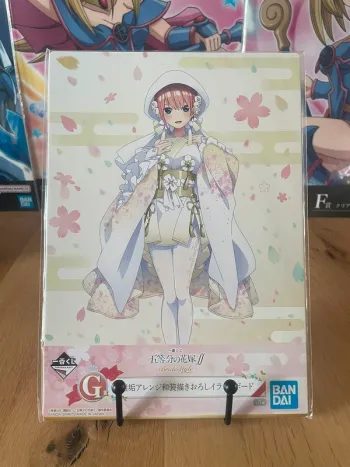 The Quintessential Quintuplets – Visual Board Ichika Nakano Ichiban Kuji Bride Style 18 x 26 cm