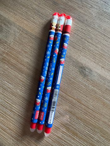 Legami Père Noël lot 3 stylos 