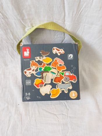 24 magnets thème la ferme janod