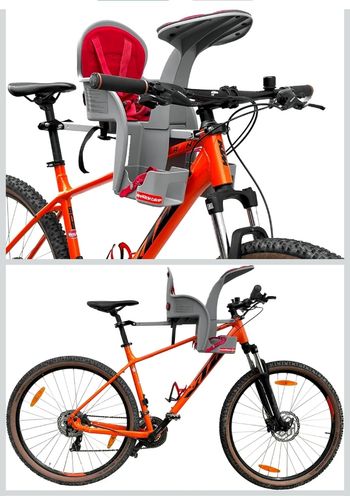 Siège enfant avant pour vélo WeeRide Safe Front Classic Porte bébé centrale vtt harnais 5 points