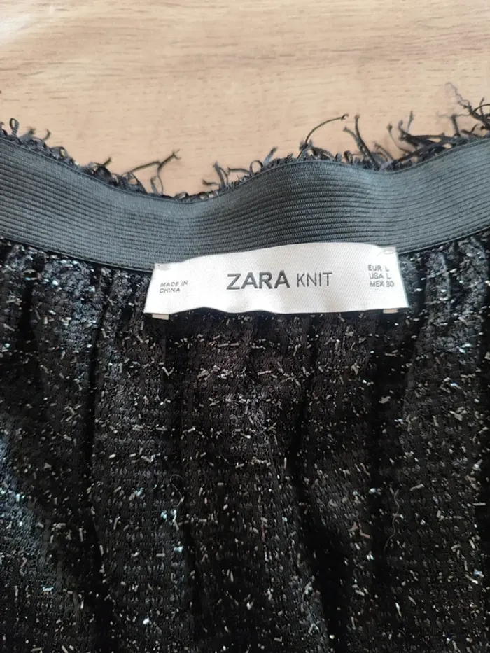 Pull Zara Knit Noir - Taille L - photo numéro 5