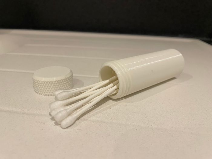 Rangement coton tige de voyage