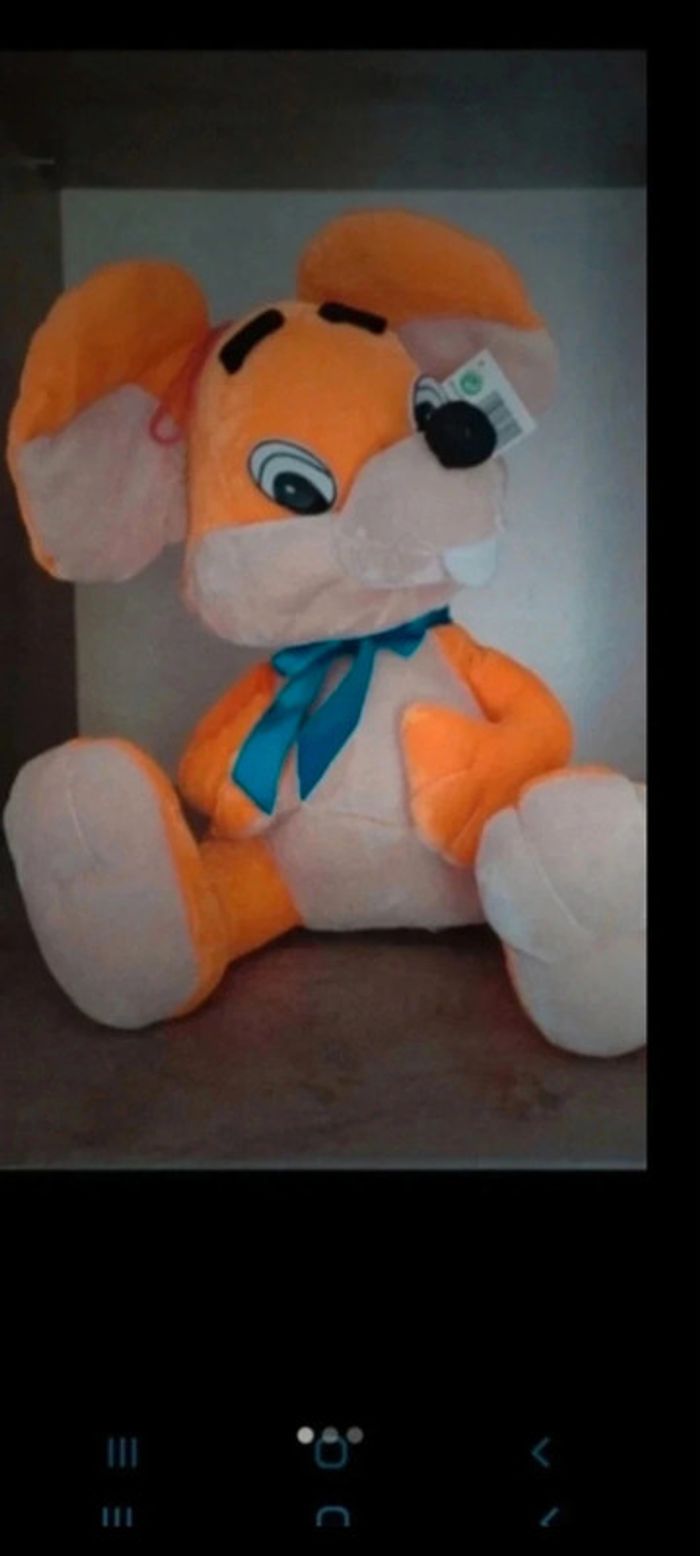 Peluche souris Couleur vive neuve avec étiquette - photo numéro 2