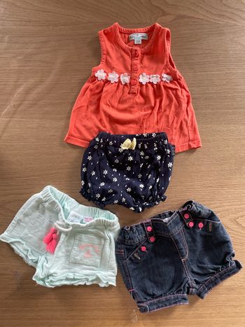 Lot 3 short et 1 tee-shirts