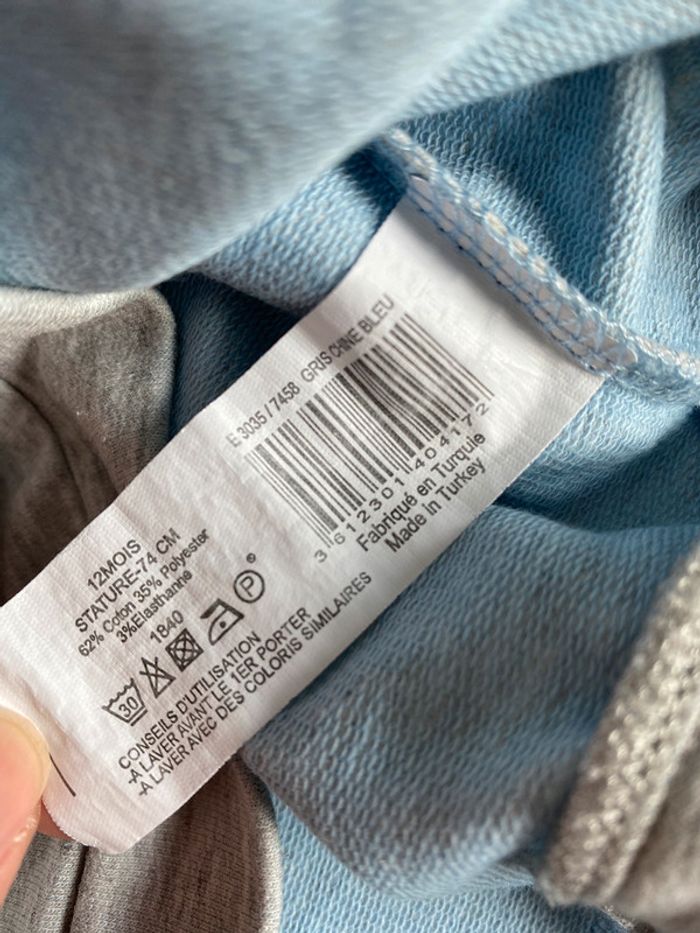 Pull gris Bout’chou - 12 mois - photo numéro 5