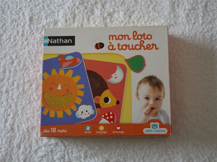 Jeu "Mon loto à toucher" Nathan pour enfants (Dès 18 mois)