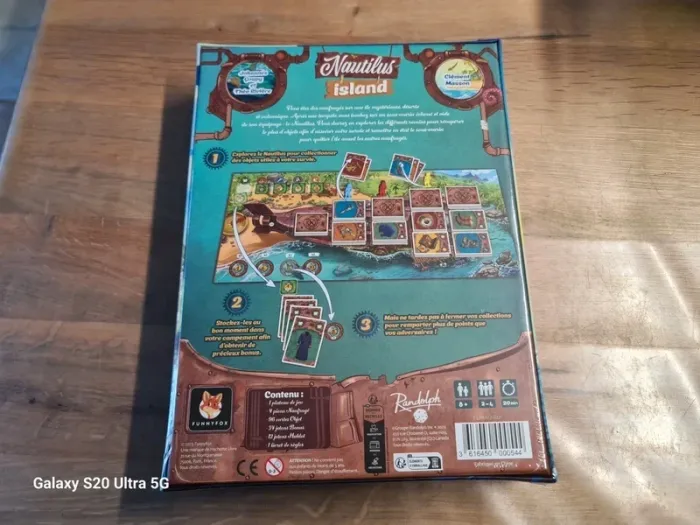 Neuf sous cellophane jeu de société Nautilus Island des éditions Funnyfox - photo numéro 2