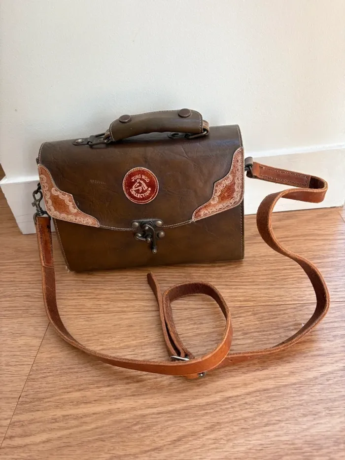 Sac en cuir vintage - photo numéro 4