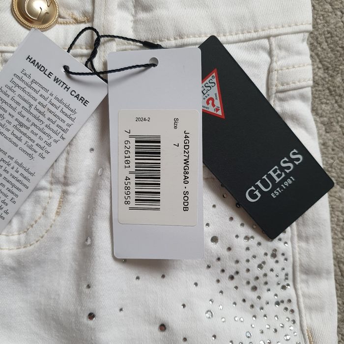 GUESS - Short fille blanc - 7 ans - 122/125cm - photo numéro 7