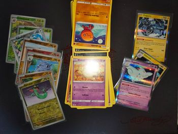 Lot carte pokémon commune Holo reverse 