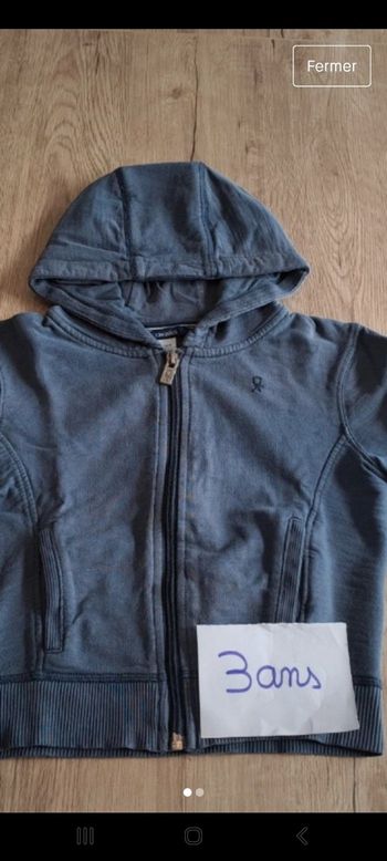 Sweet zippé okaidi 3 ans