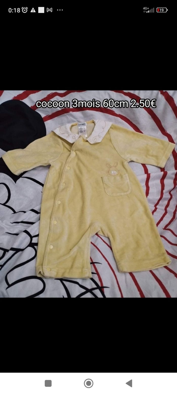 Combinaison cocoon 3mois