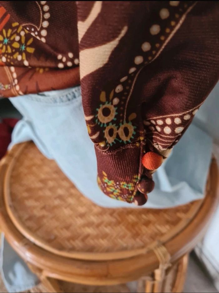 Chemise vintage fleurie - photo numéro 5