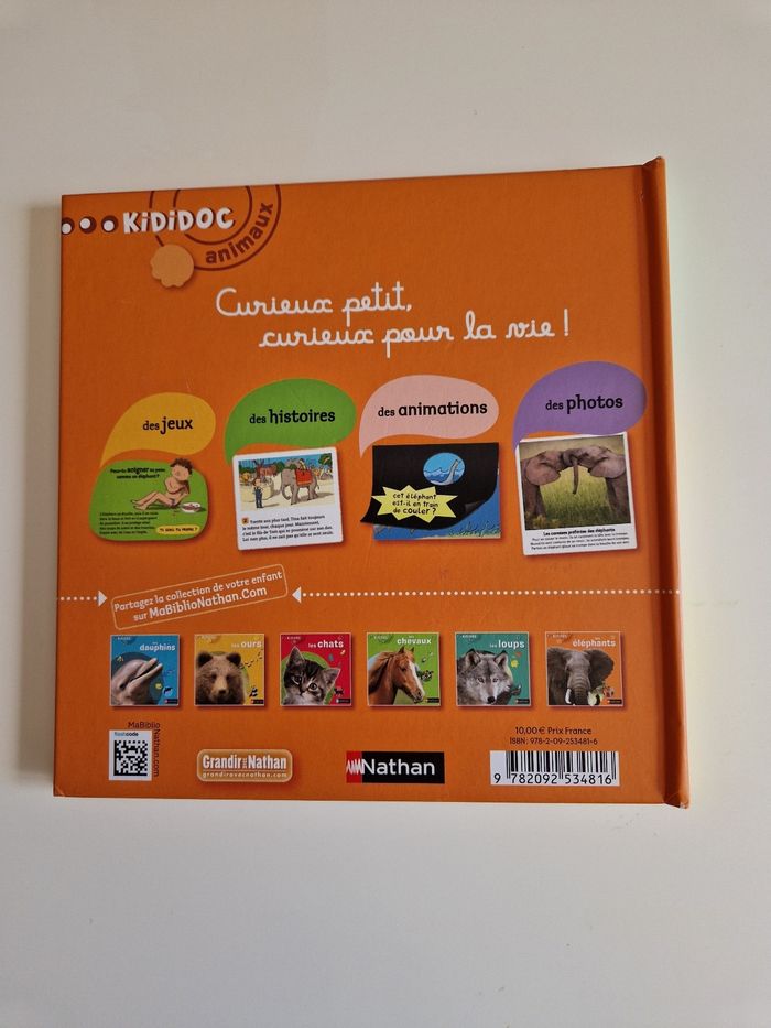Livre Kiddidoc les éléphants - photo numéro 4