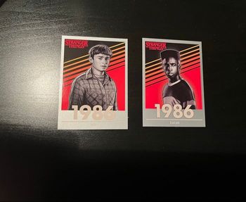 Carte Silver Panini Lucas, Will Stranger Things