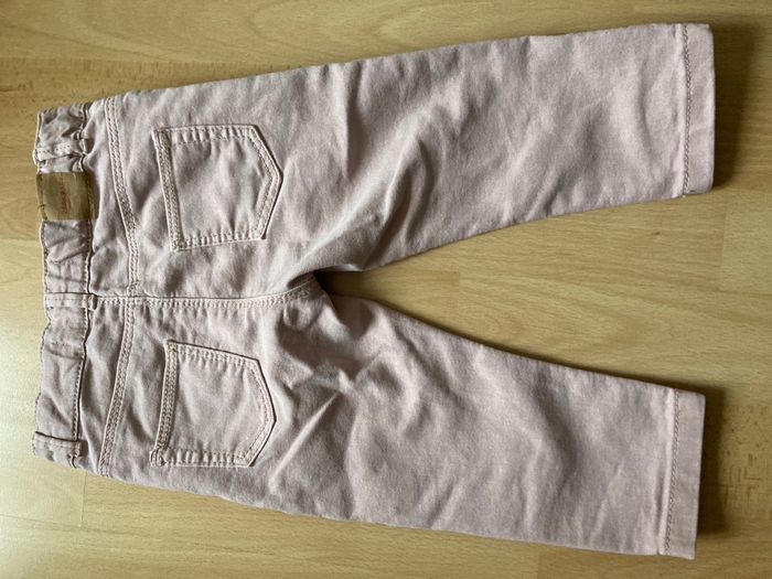 jeans avec bandes à paillettes  fille 12/18 mois - photo numéro 2