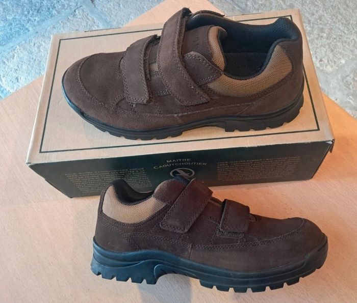 Aigle chaussures de marche randonnée à scratch homme P.45 neuve