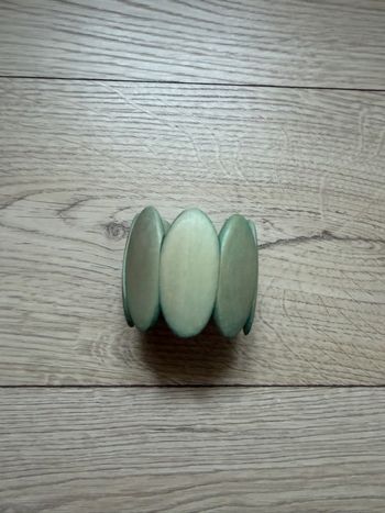 Bracelet bois vert