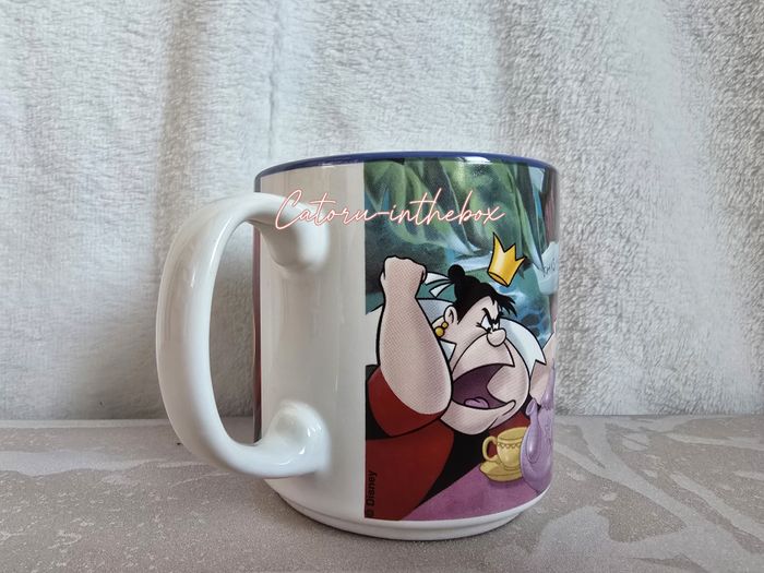 Tasse scène Disney Alice pays des merveilles Cheshire Lapin blanc - photo numéro 7