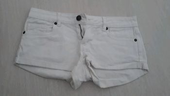 Mini short blanc