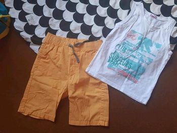 Lot 2 articles estival garçon 6 ans h&m dpam neufs