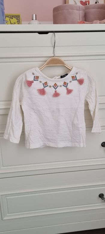 Tee shirt manche longue Kiabi