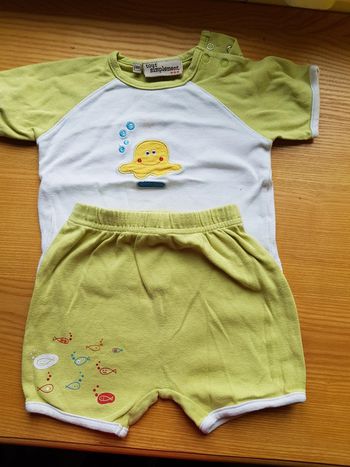Ensemble short t-shirt 9 mois