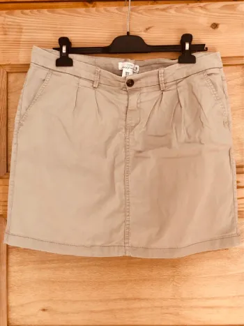 Lot de 2 Jupes basic beige & marine H&M