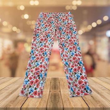 Pantalon Coupe Droite Imprimé Floral - MAC Jeans