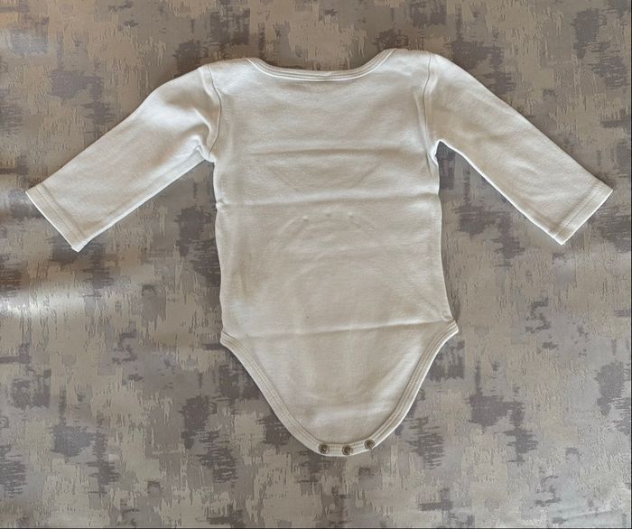 Body manches longues bébé – 9 mois – Blanc « Hello Mister Wild » - photo numéro 2