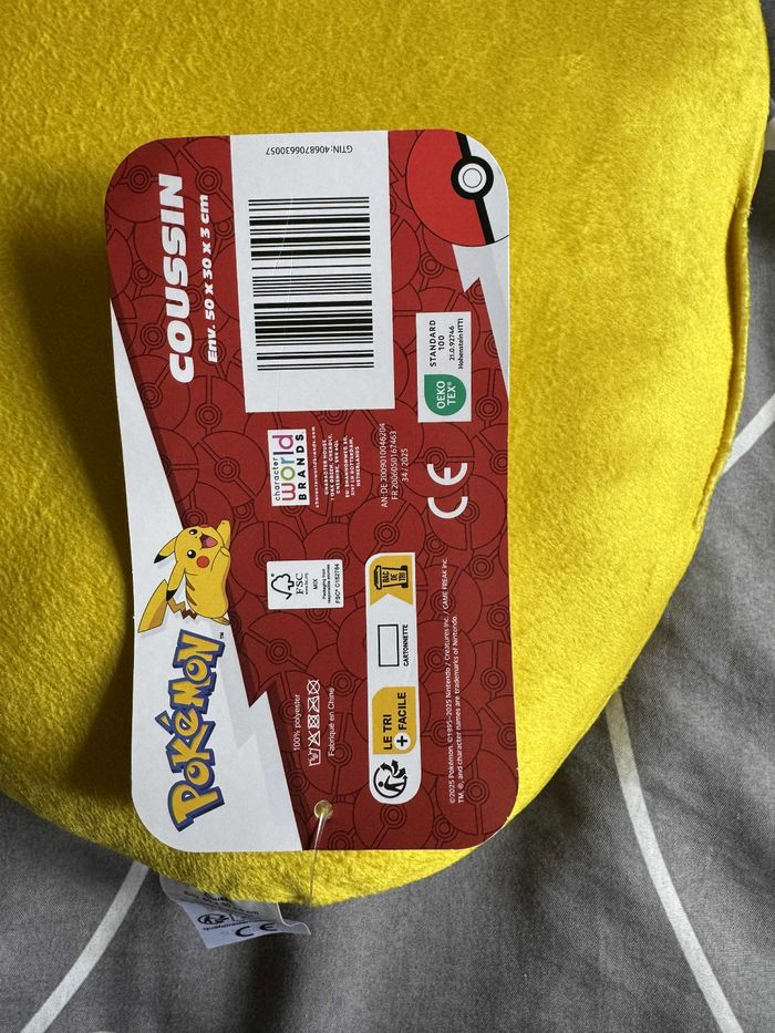 Coussin pikachu - photo numéro 8