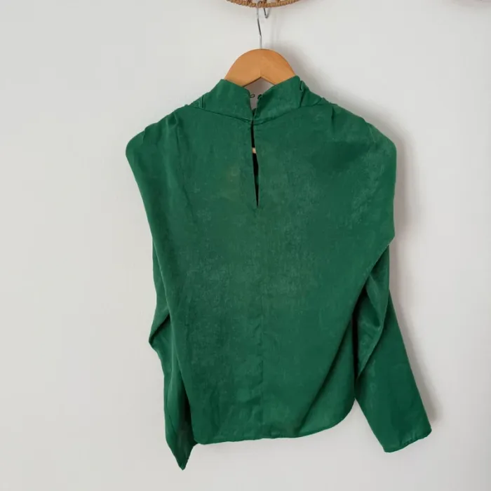 Chemise verte Zara - photo numéro 6