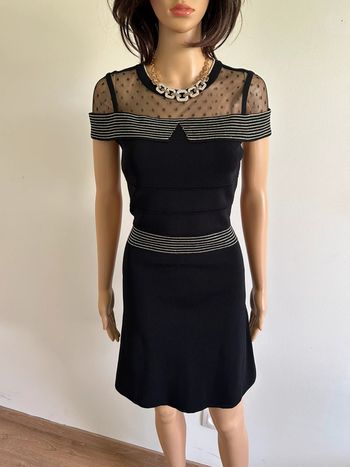 Robe noire et dorée neuve à manches courtes Morgan taille M (valeur 70€)