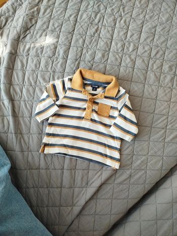 Polo manches longues 3 mois