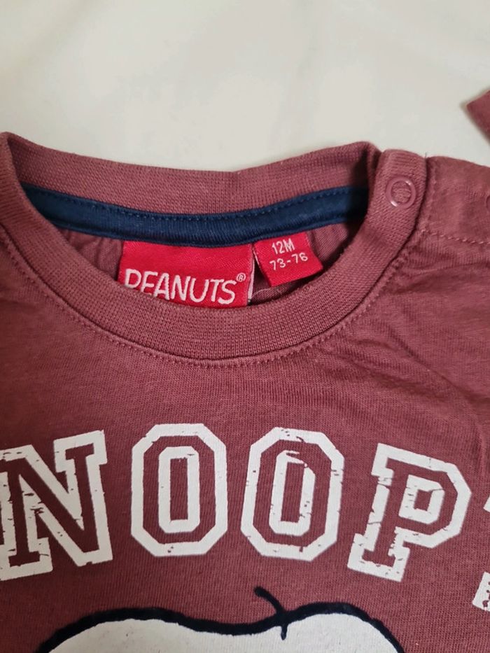 T-shirts ML 12 mois Snoopy - photo numéro 5