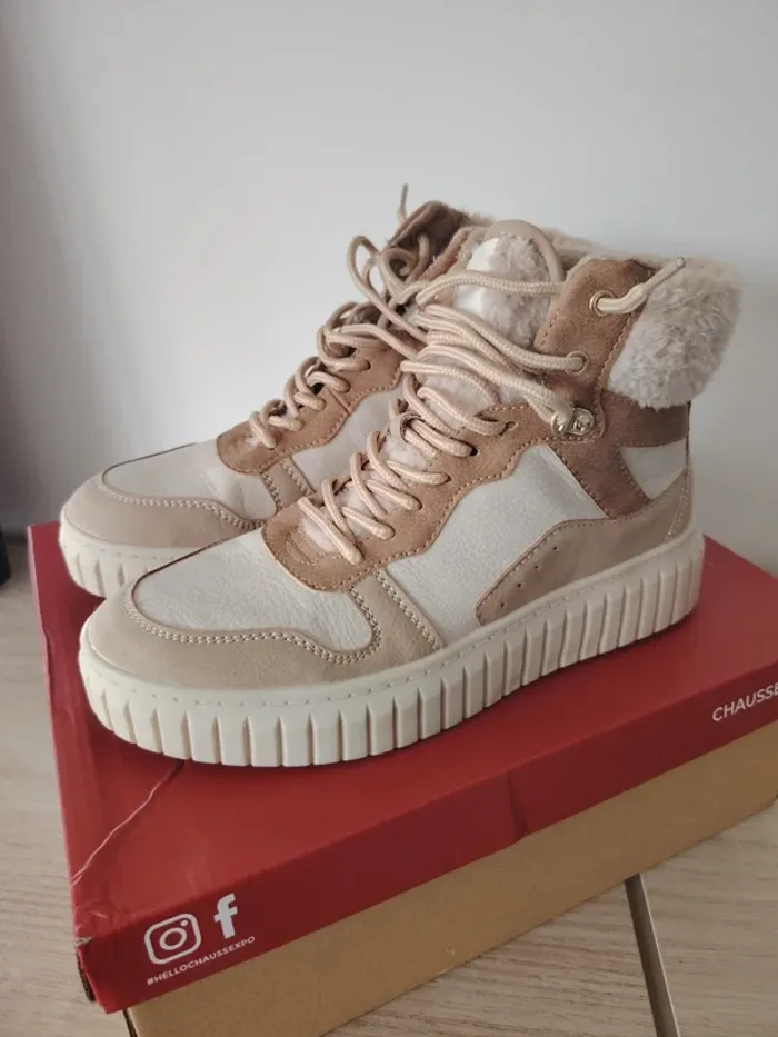 Chaussures/baskets montantes femme - photo numéro 2