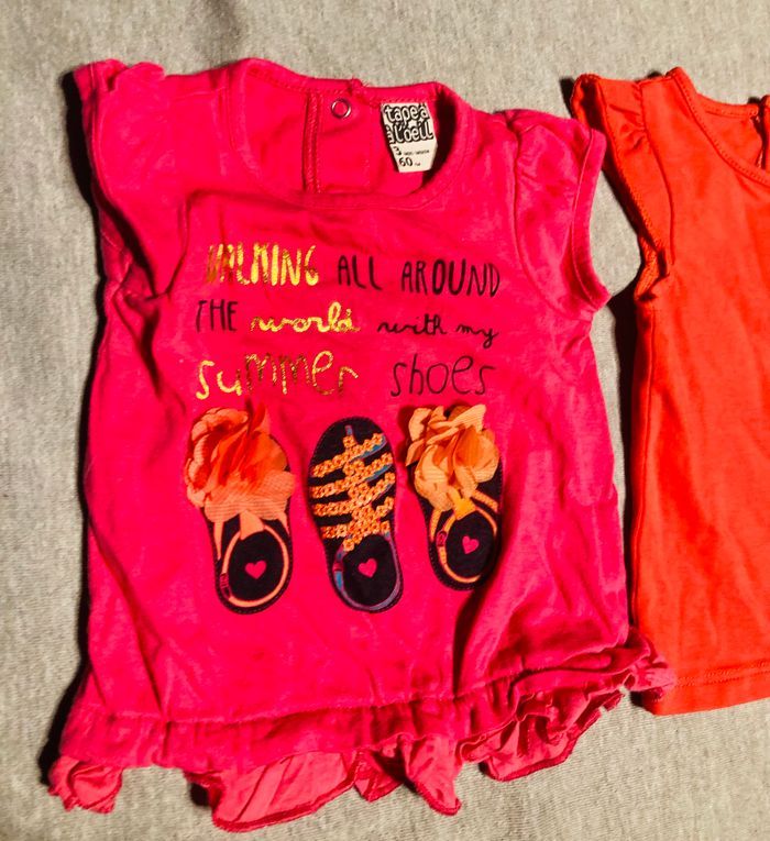 Lot 2 t shirts 3 mois - photo numéro 2