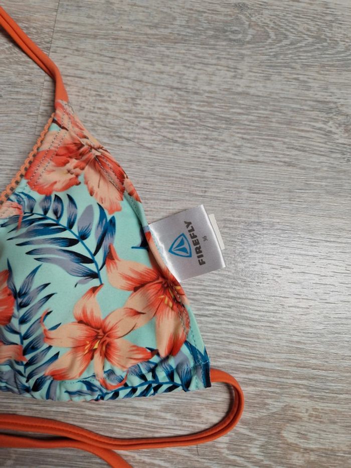 Maillot de bain bikini 2 pièces Firefly taille 36 fleuri et rembourré - photo numéro 4