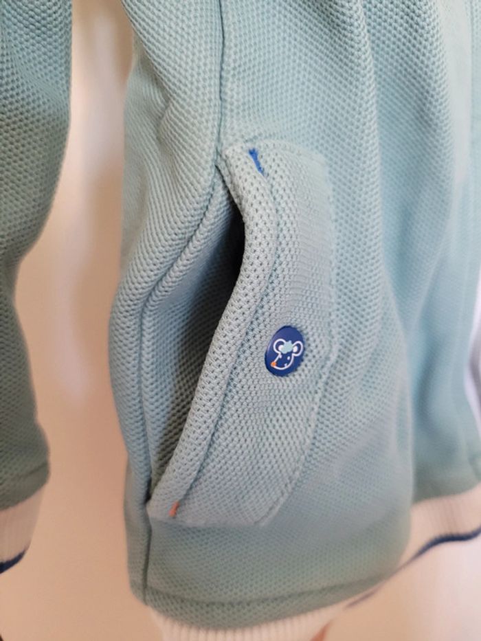 Lot 18 mois salopette ourson en jean et gilet - photo numéro 7