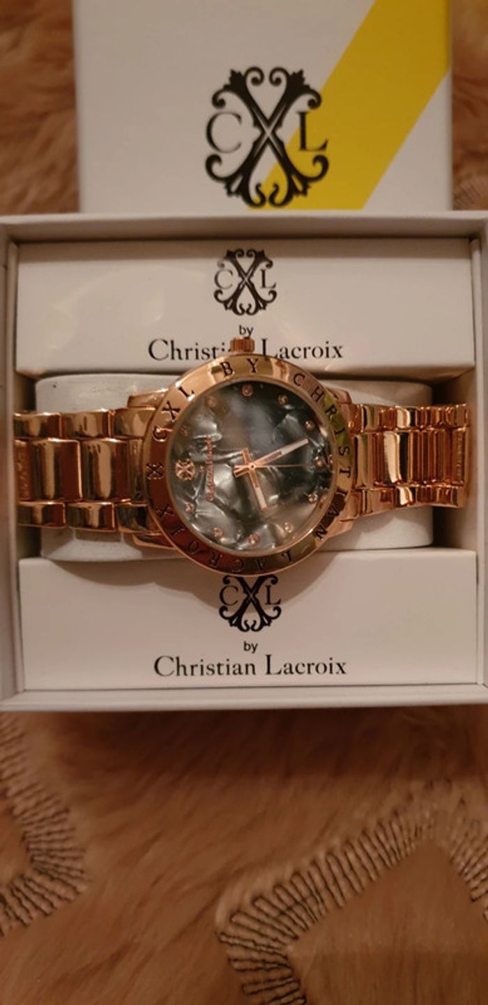 Montre doré rosé Christian Lacroix CXL - photo numéro 5