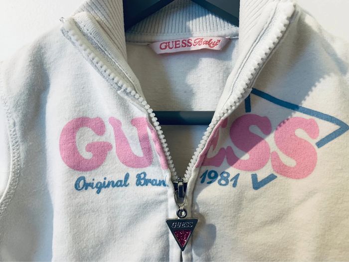 Gilet zippé Guess Baby 18M - photo numéro 3