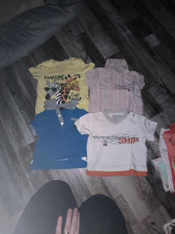 Tee shirts manches courtes 6 mois