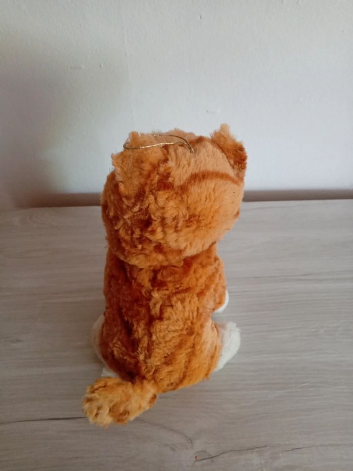 Jolie peluche chat orange - photo numéro 3