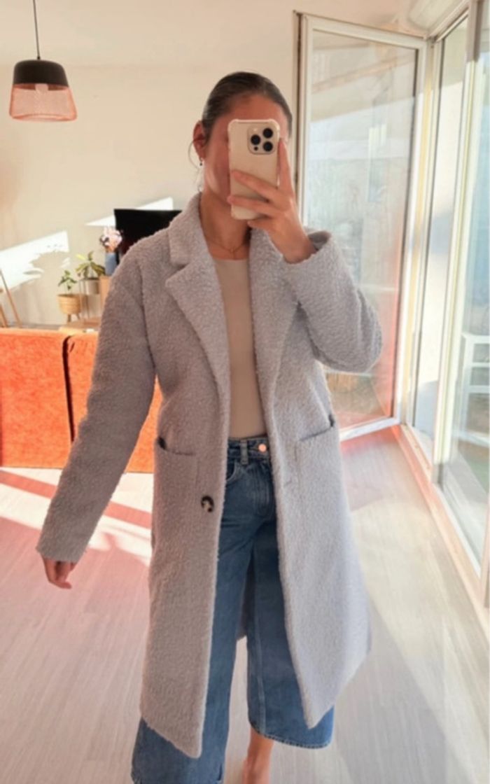 Manteau long bouclettes - photo numéro 3