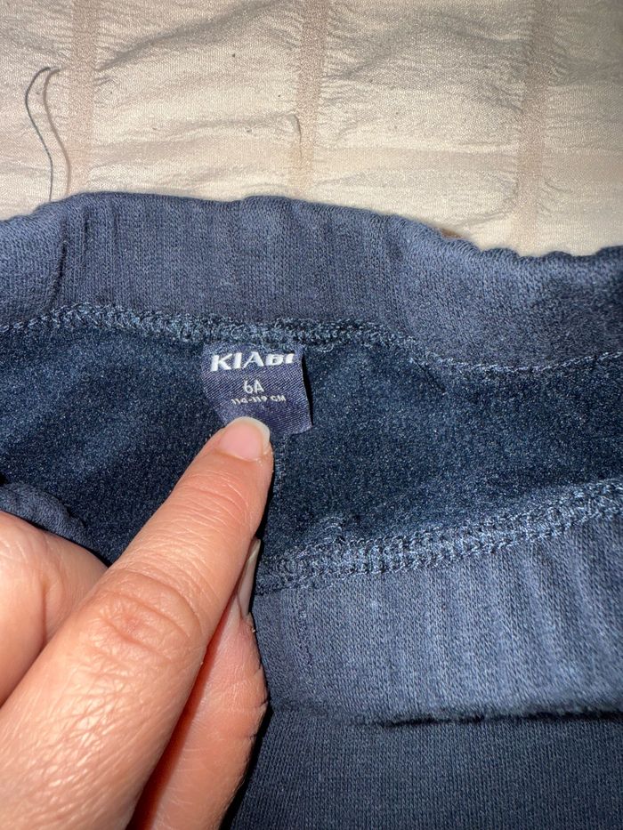 Legging bleu marine molletonné 6 ans Kiabi - photo numéro 2